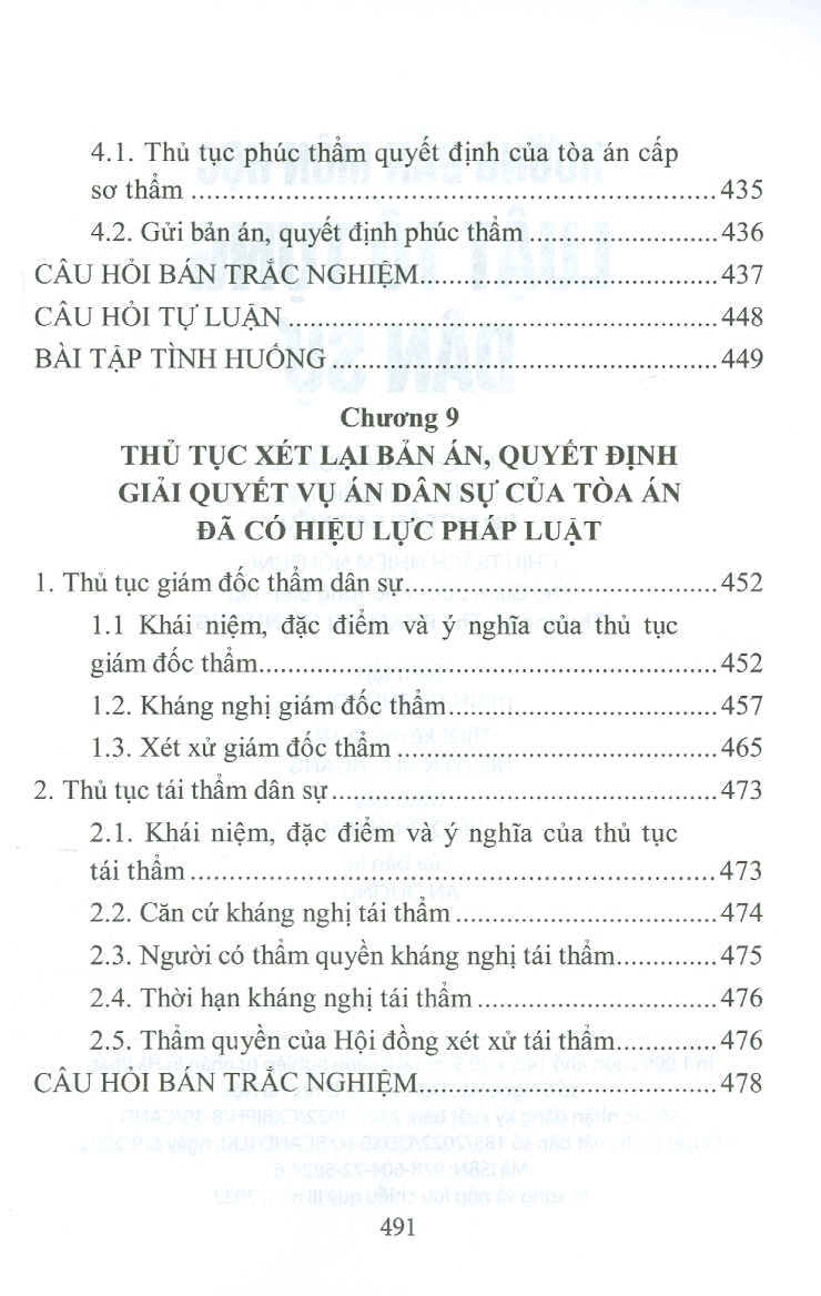 Hướng Dẫn Môn Học Luật Tố Tụng Dân Sự (Sách Chuyên Khảo)
