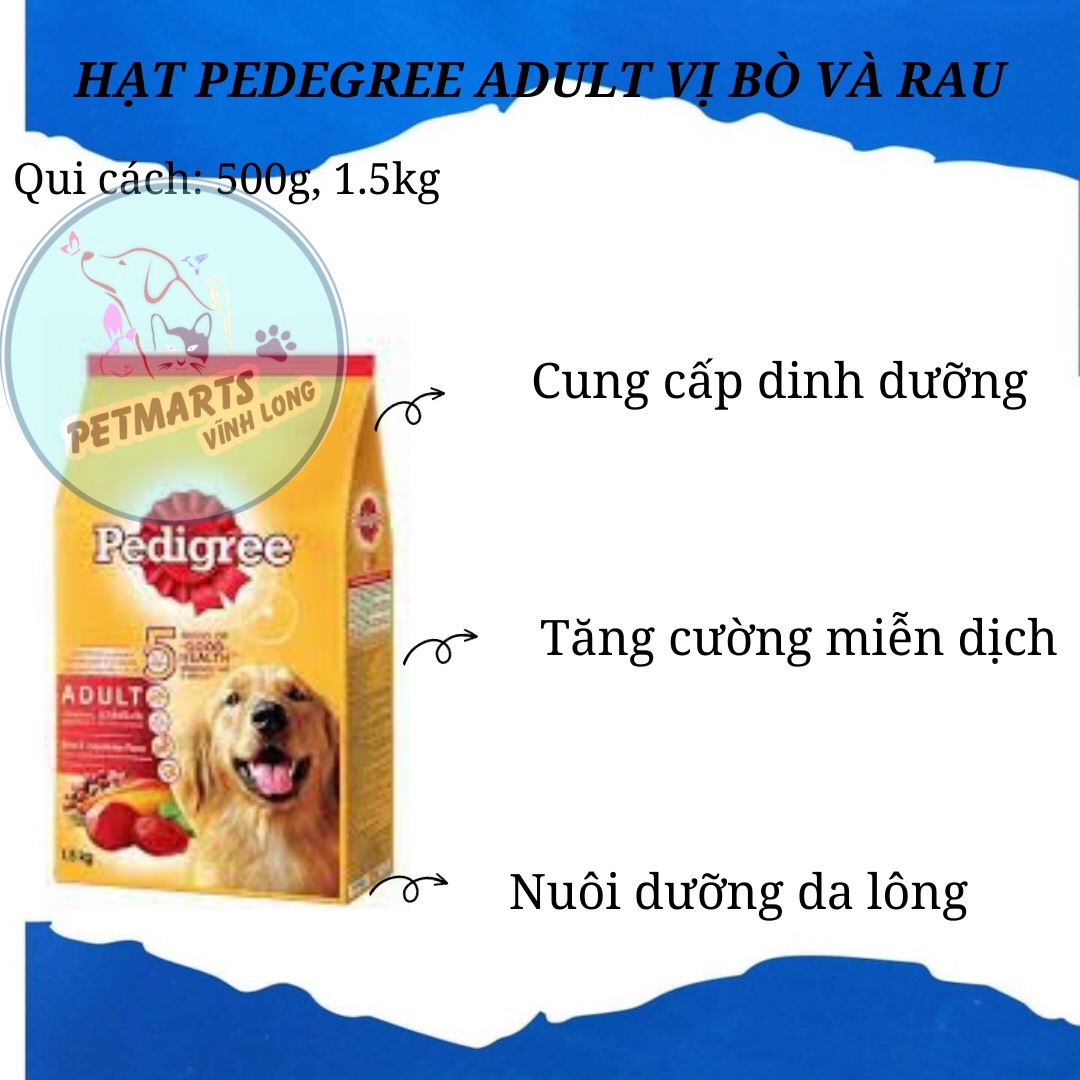 Thức ăn chó lớn PEDIGREE 1.5kg