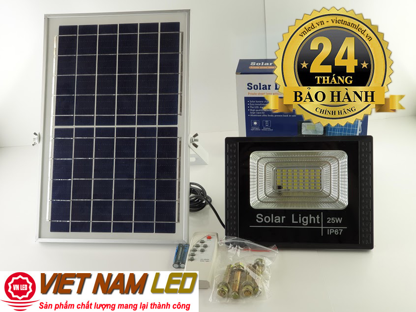 ĐÈN NĂNG LƯỢNG MẶT TRỜI 25W SOLAR LIGHT