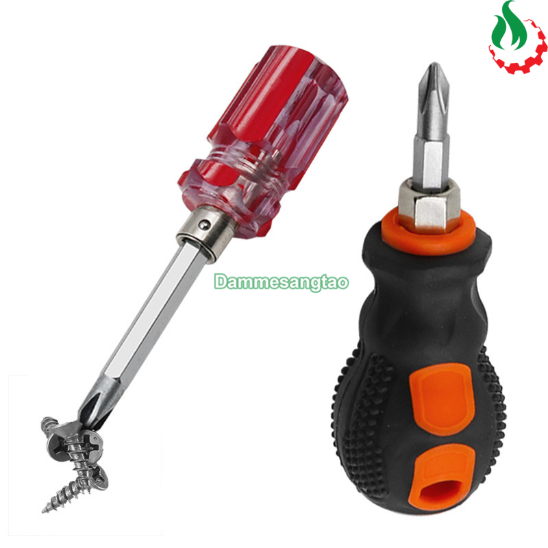 Mini Screwdriver with 2 Short Ends
