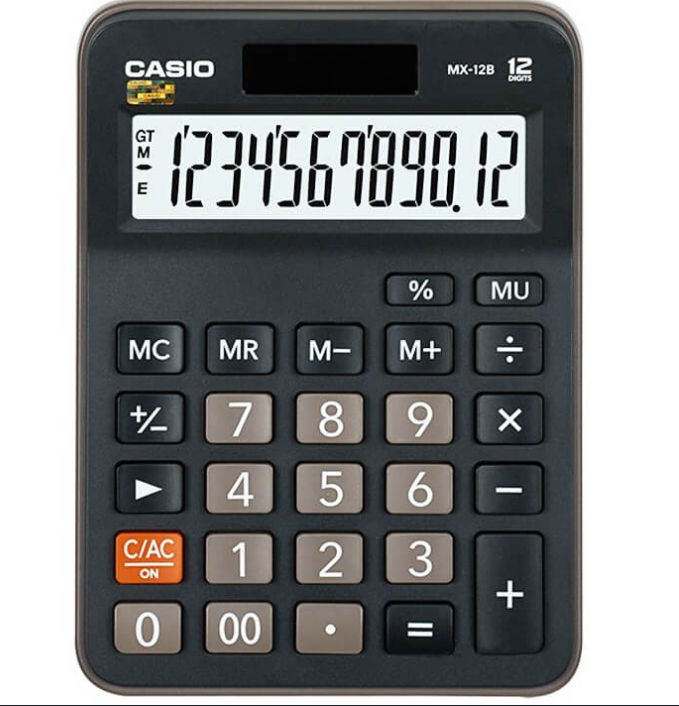 Máy Tính Casio MX - 120B - W-DC