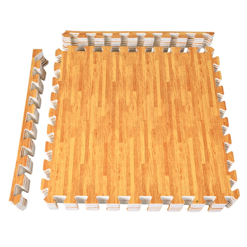 [ COMBO 4 TẤM - LOẠI DÀY ĐẸP ] Thảm xốp ghép vân gỗ kích thước 60 x 60 cm