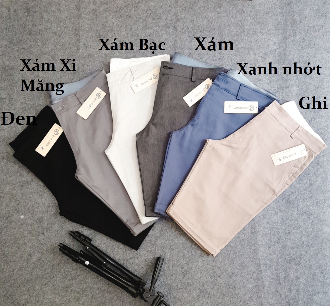Quần short kaki nam co dãn có big size kiểu dáng thời trang nam tính (Nhiều màu, hình thật)