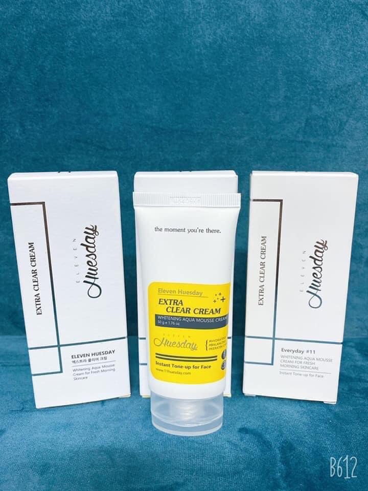 Kem làm trắng da chuyên sâu Extra Clear Cream Huesday