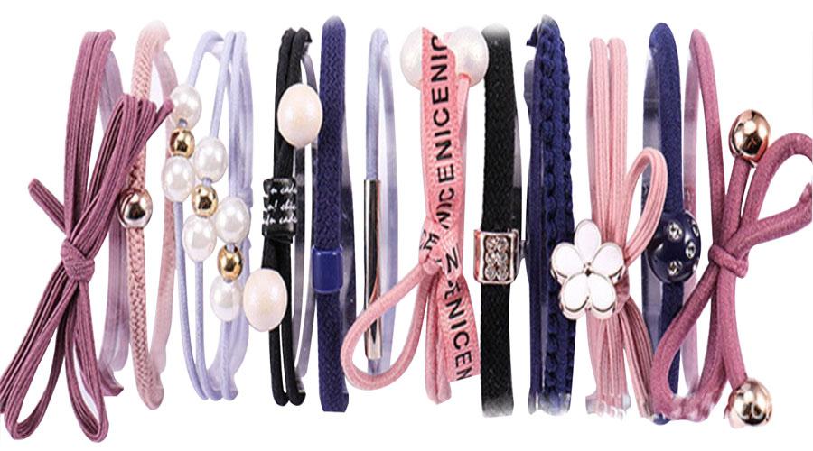 Combo 2 hộp dây cột tóc Hàn Quốc + 2 lược đuôi nhọn