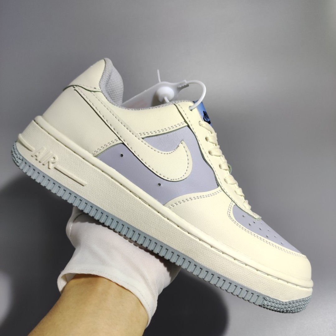 Giày Sneaker AF1 Khoai Môn, Giày thể thao Xanh Kem, Giày Air Force 1 Đủ Size Nam Nữ Full Box