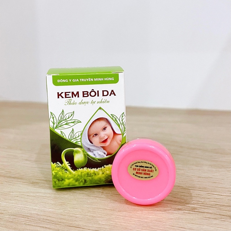Kem mỡ bôi da bé Minh Hùng + kèm quà tặng