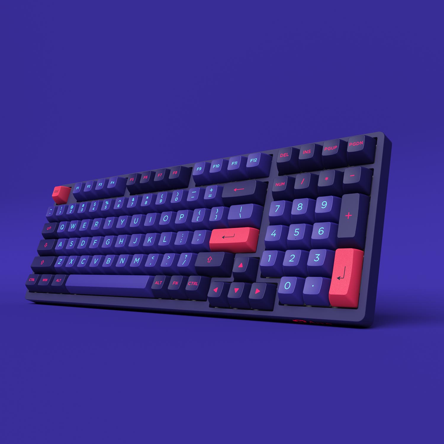 Bàn phím cơ AKKO 3098B Multi-modes NEON (Bluetooth 5.0 / Wireless 2.4Ghz / Hotswap / Foam tiêu âm / Foam đáy / AKKO CS Jelly sw)