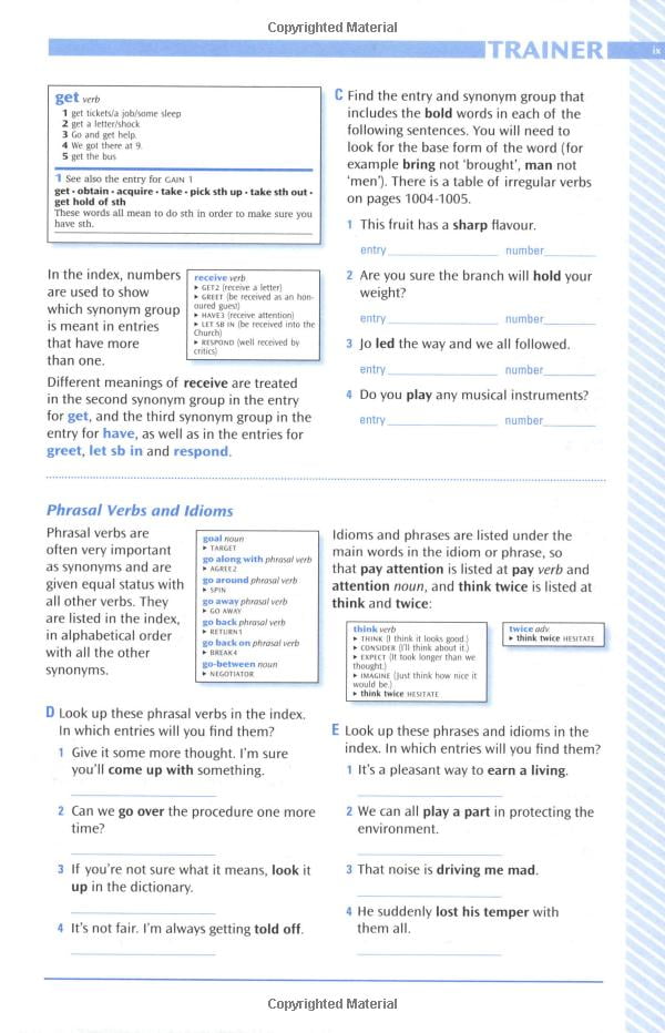 Fahasa - Oxford Learner’s Thesaurus Pack (Book and CD-ROM)