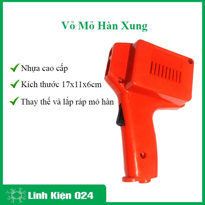 Vỏ mỏ hàn xung thay thế và lắp ráp cho máy hàn chì điện tử 100W 220V
