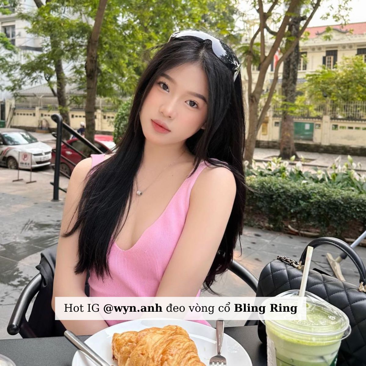 [KHÔNG ĐEN GỈ] Vòng cổ dây chuyền BLING RING De Coco