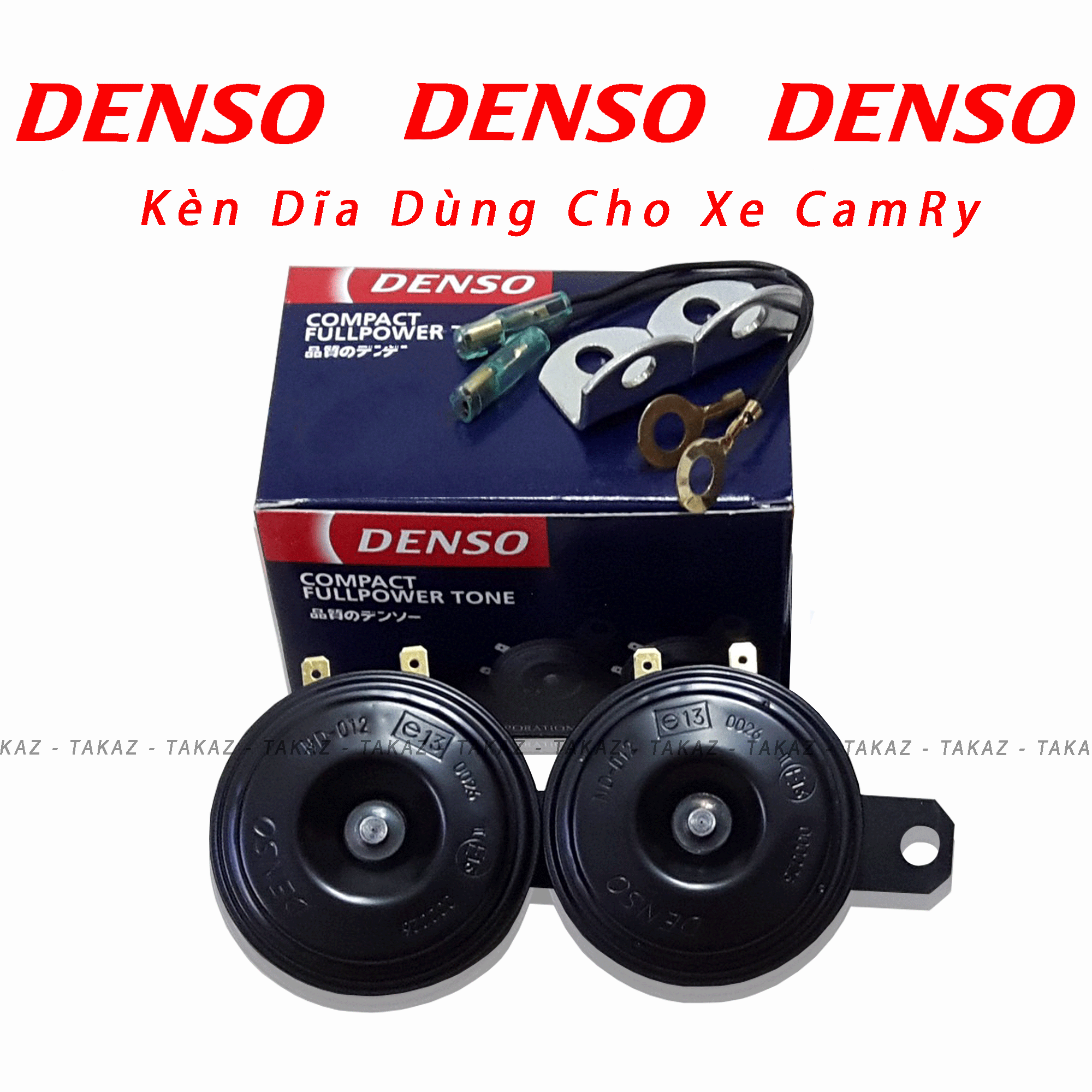 [HCM]Kèn Denso Dùng Cho Xe Máy 12V Made in indonesia