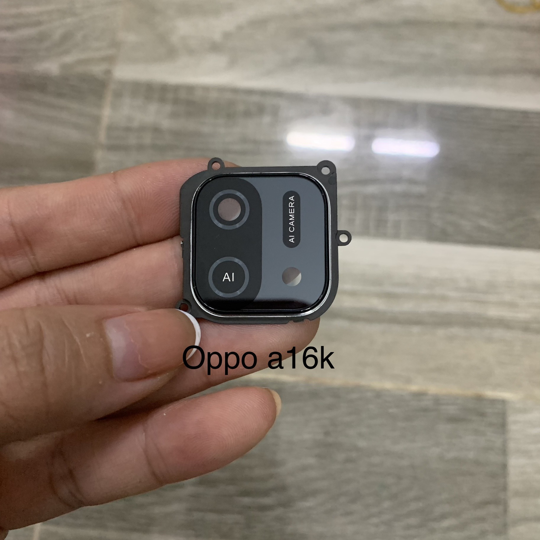 kính +vành oppo a16k