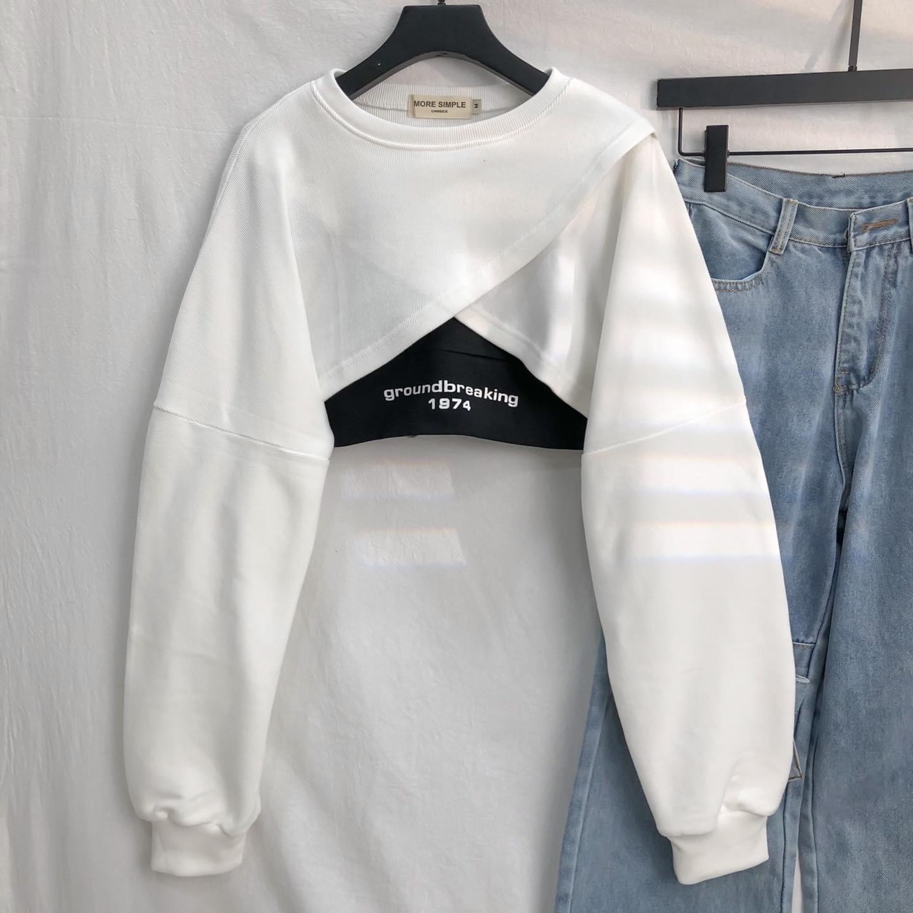 [Hoàn tiền 20%] SET ÁO 2 MÓN CROPTOP ĐẮP CHÉO 1974