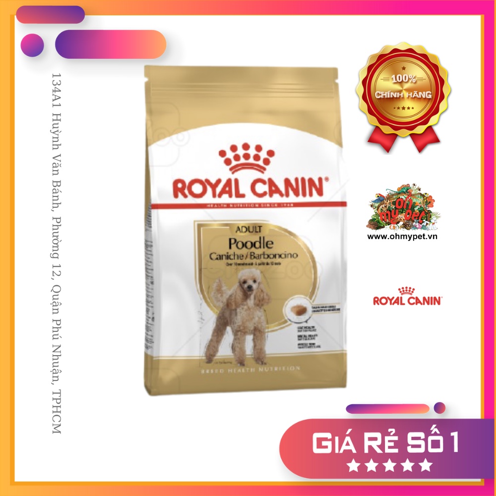 Thức ăn cho chó ROYAL CANIN POODLE ADULT [Chính Hãng] Sản phẩm thức ăn dinh dưỡng dành riêng cho giống chó Poodle