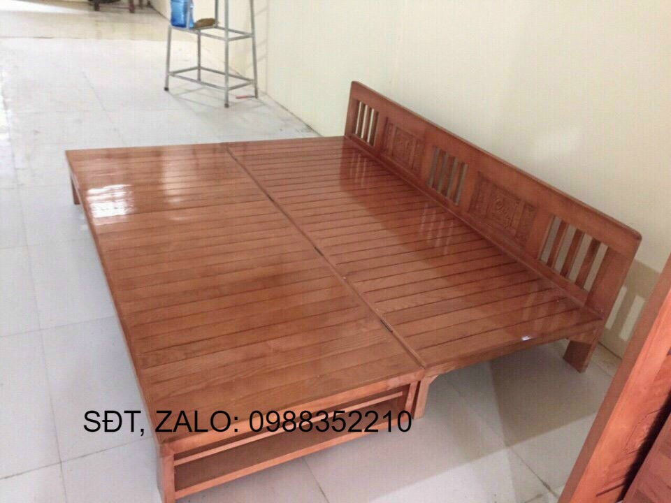 giường gấp thành ghế tiện lợi cho phòng khách phòng ngủ