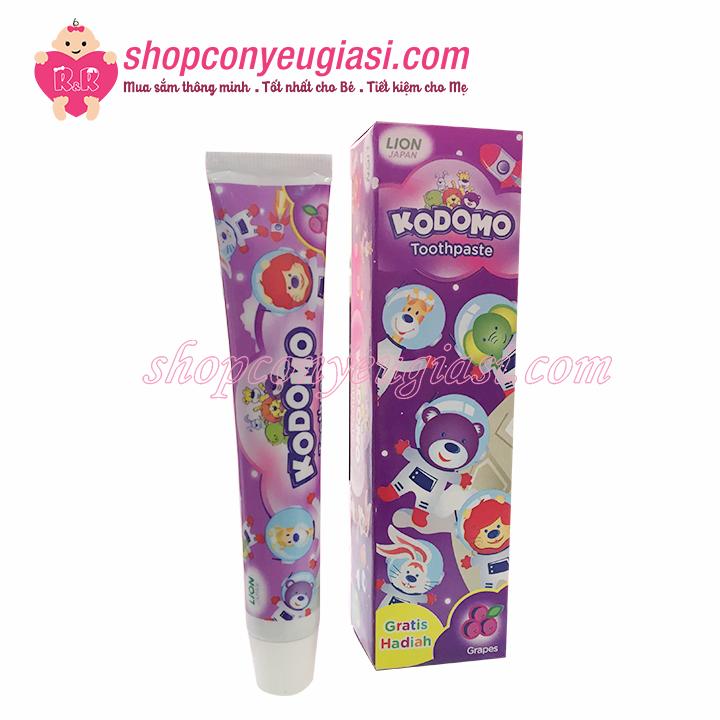 [HCM]Kem Đánh Răng Trẻ Em Kodomo Thái Lan - 45g