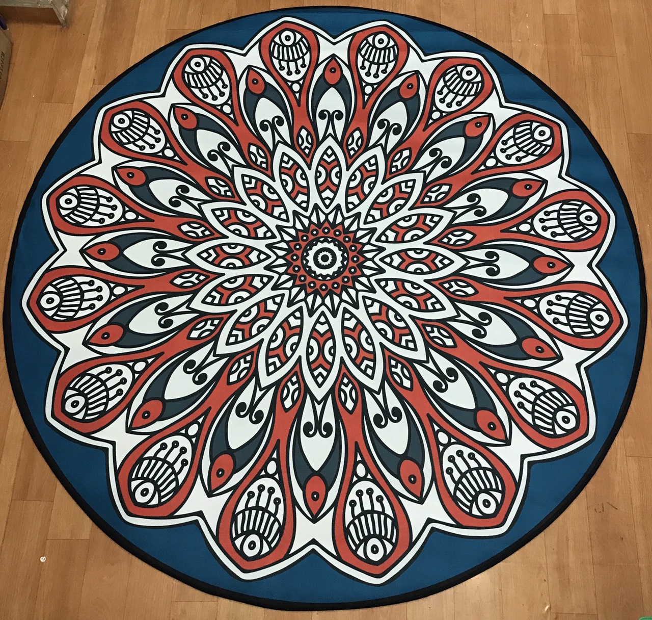 Thảm yoga tròn 1,8m Kèm túi