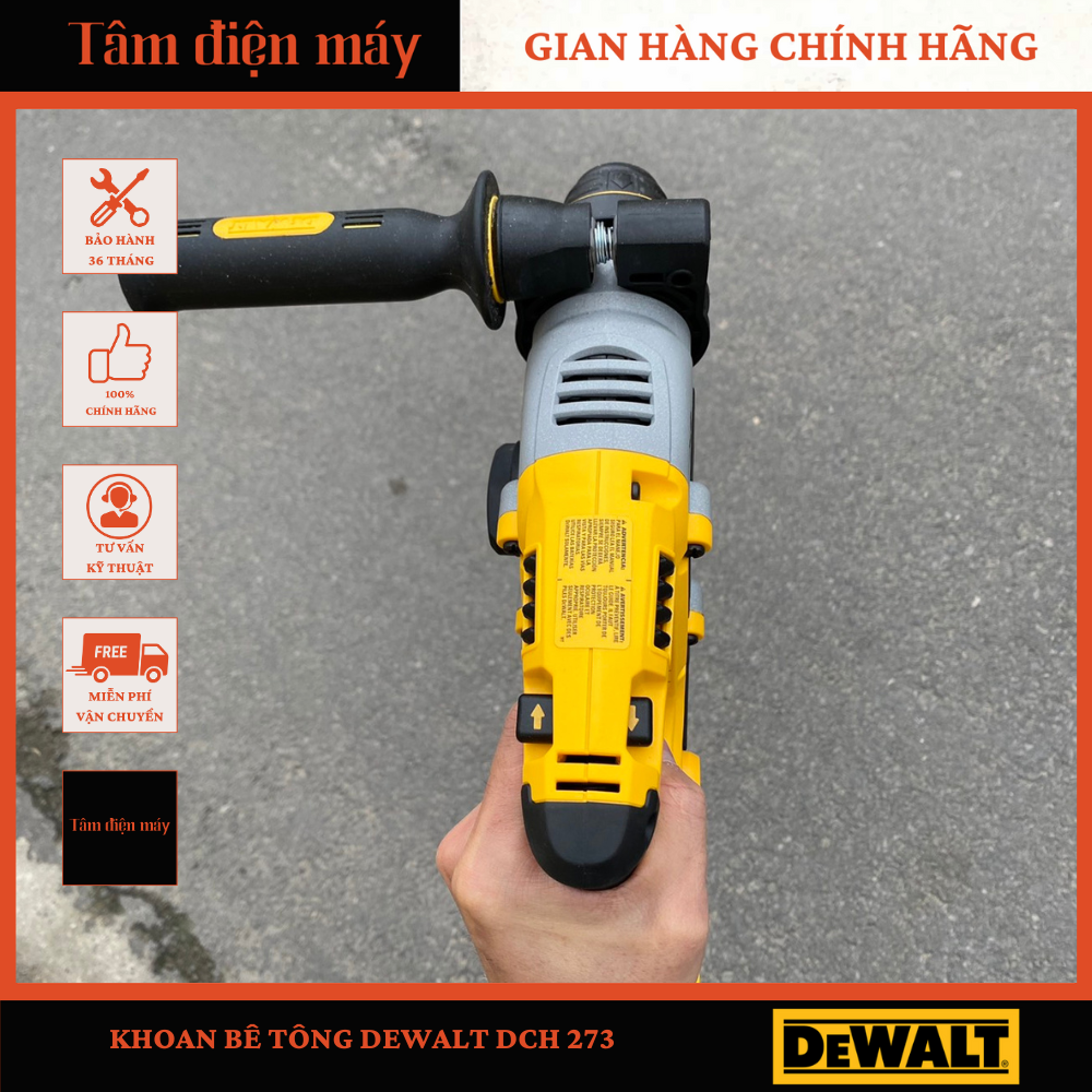 Máy Khoan Bê tông DeWALT DCH 273