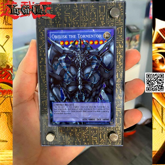 Bài vua trò chơi obelisk the tormentor v3 1 trong 3 vị thần tặng sleeves bọc bài 1220 bi 3