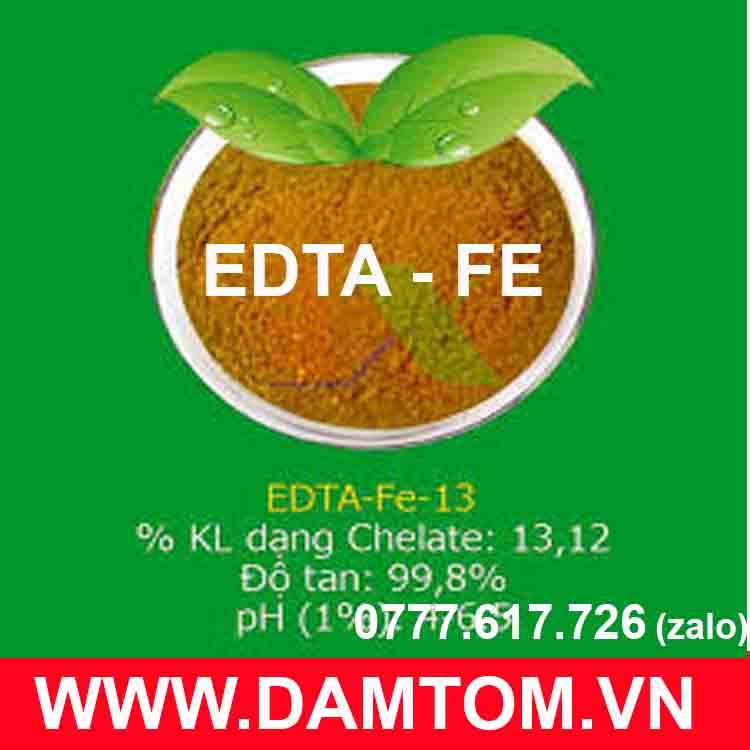 Phân vi lượng sắt Chelate (Fe-EDTA-13) GÓI 1kg