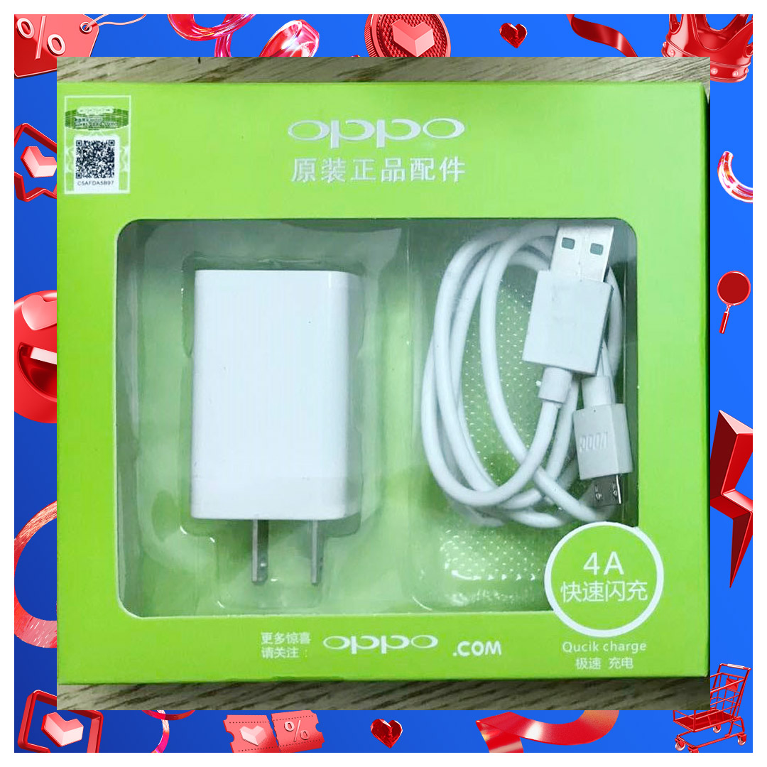 [HCM]Bộ sạc nhanh OPPO 4A có 2 cổng USB Chất lượng chính hãng