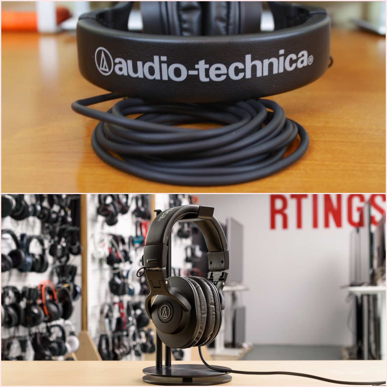 Audio-Technica ATH-M30x Professional Studio Headphones, Black