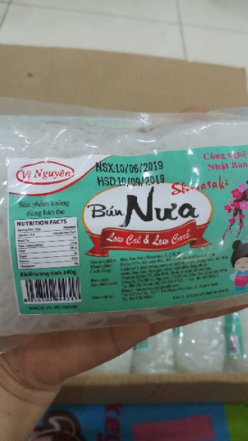 Combo Bún nưa vị nguyên ăn kiêng (keto, das)