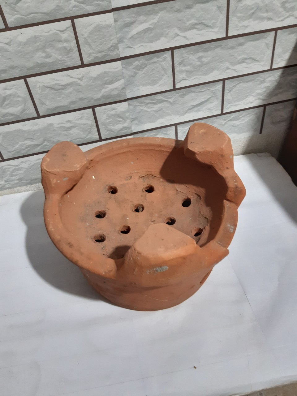 Lò đất  nấu củi, than C18*R26 cm