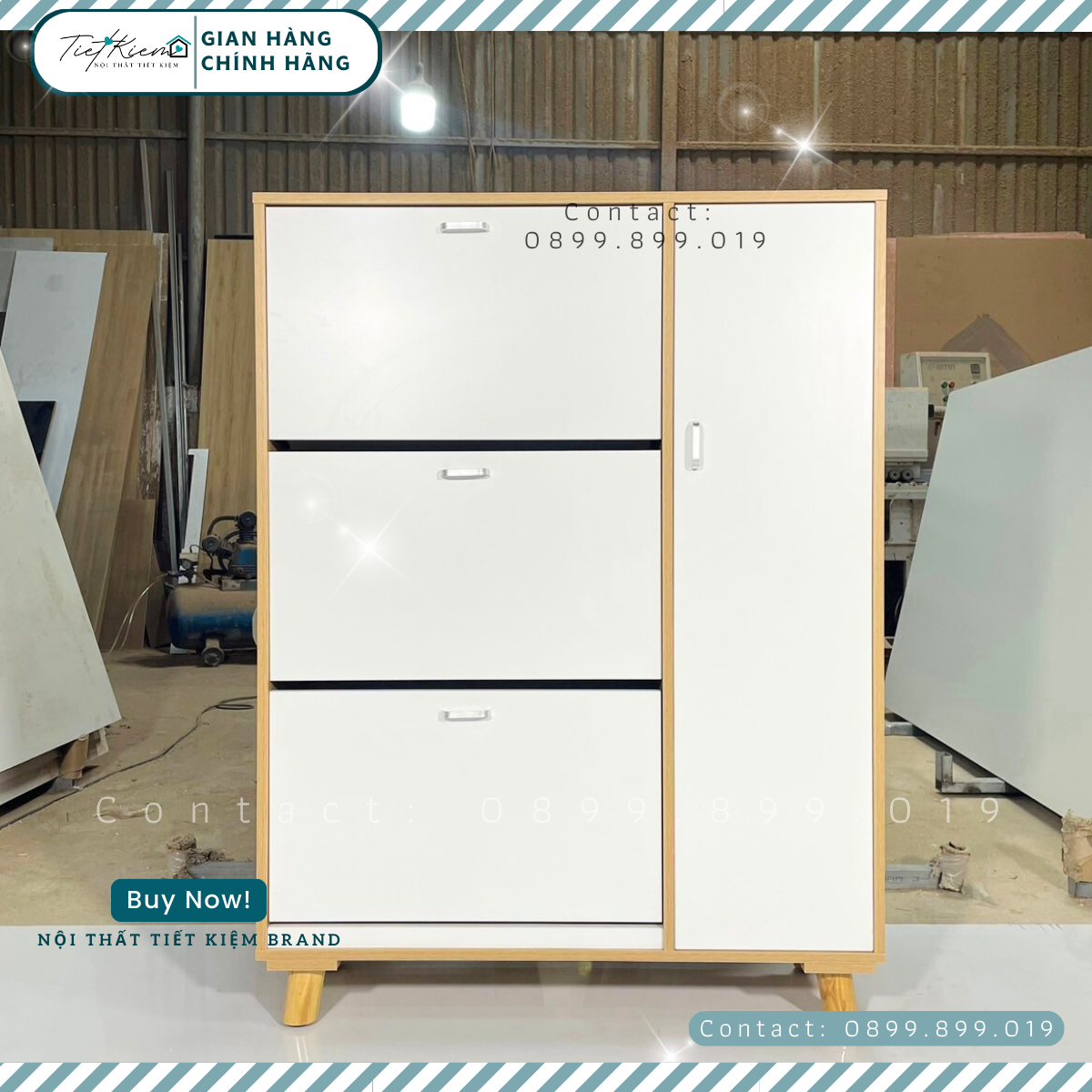 Tủ giày gỗ đẹp G2399