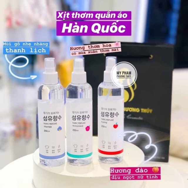 Nước xịt thơm quần áo Daiso 250ML Hàn Quốc