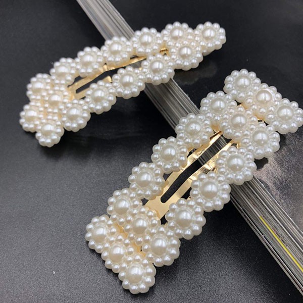 Set 20 Kẹp Tóc Đính Hạt Nhiều Kiểu Dáng