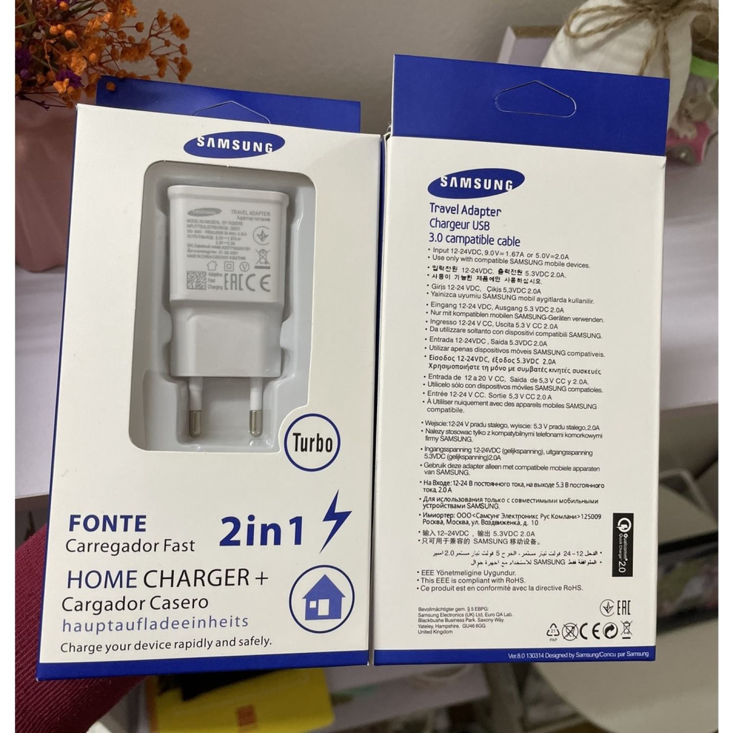 Bộ sạc nhanh Sam Sung S8/S9 chuẩn 3.0 Full Box chân TypeC