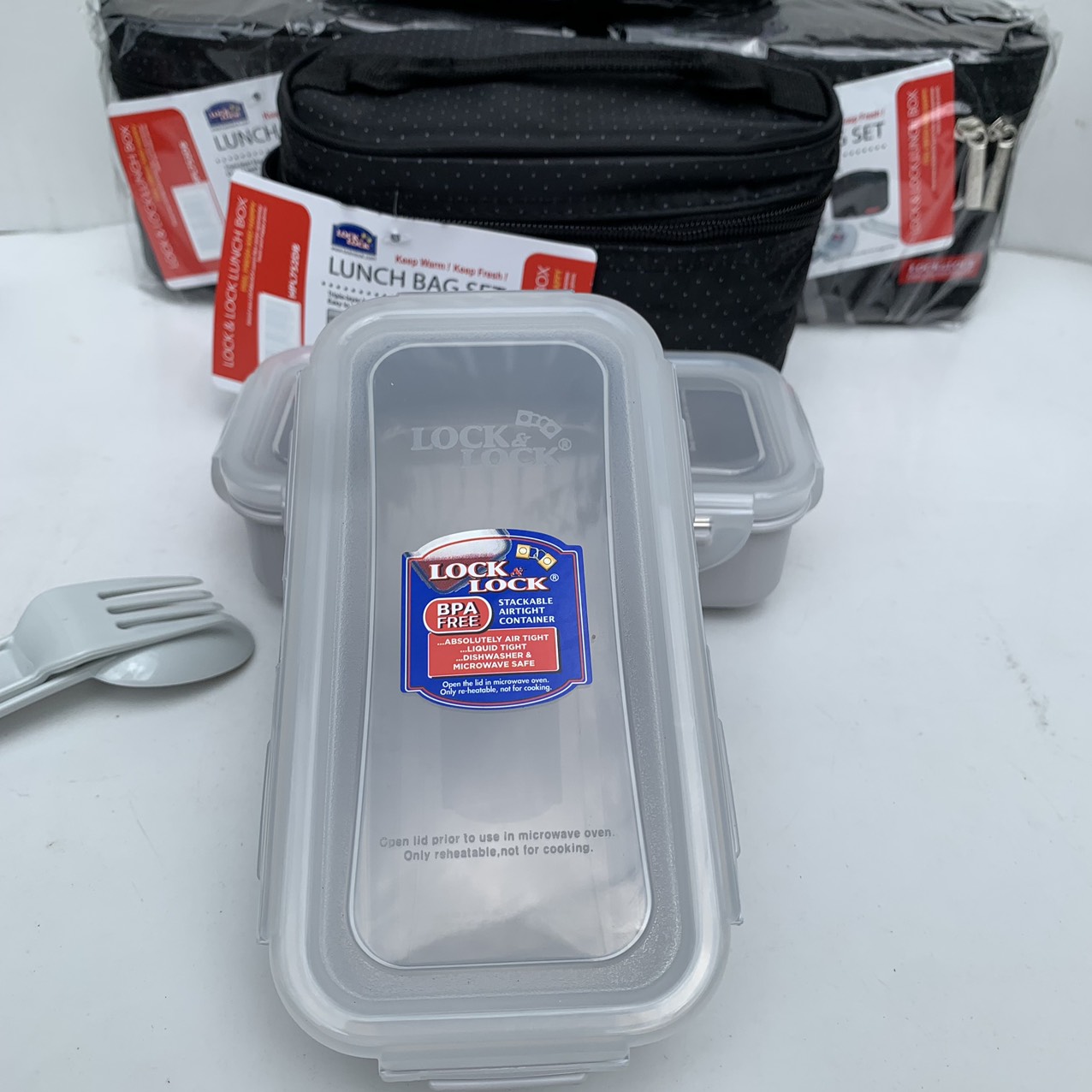 BỘ HỘP CƠM VĂN PHÒNG LOCKNLOCK XANH GIỮ NHIỆT