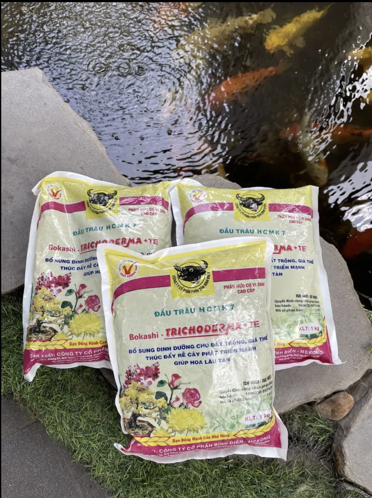 Phân hữu cơ vi sinh trichoderma +TE gói 1kg