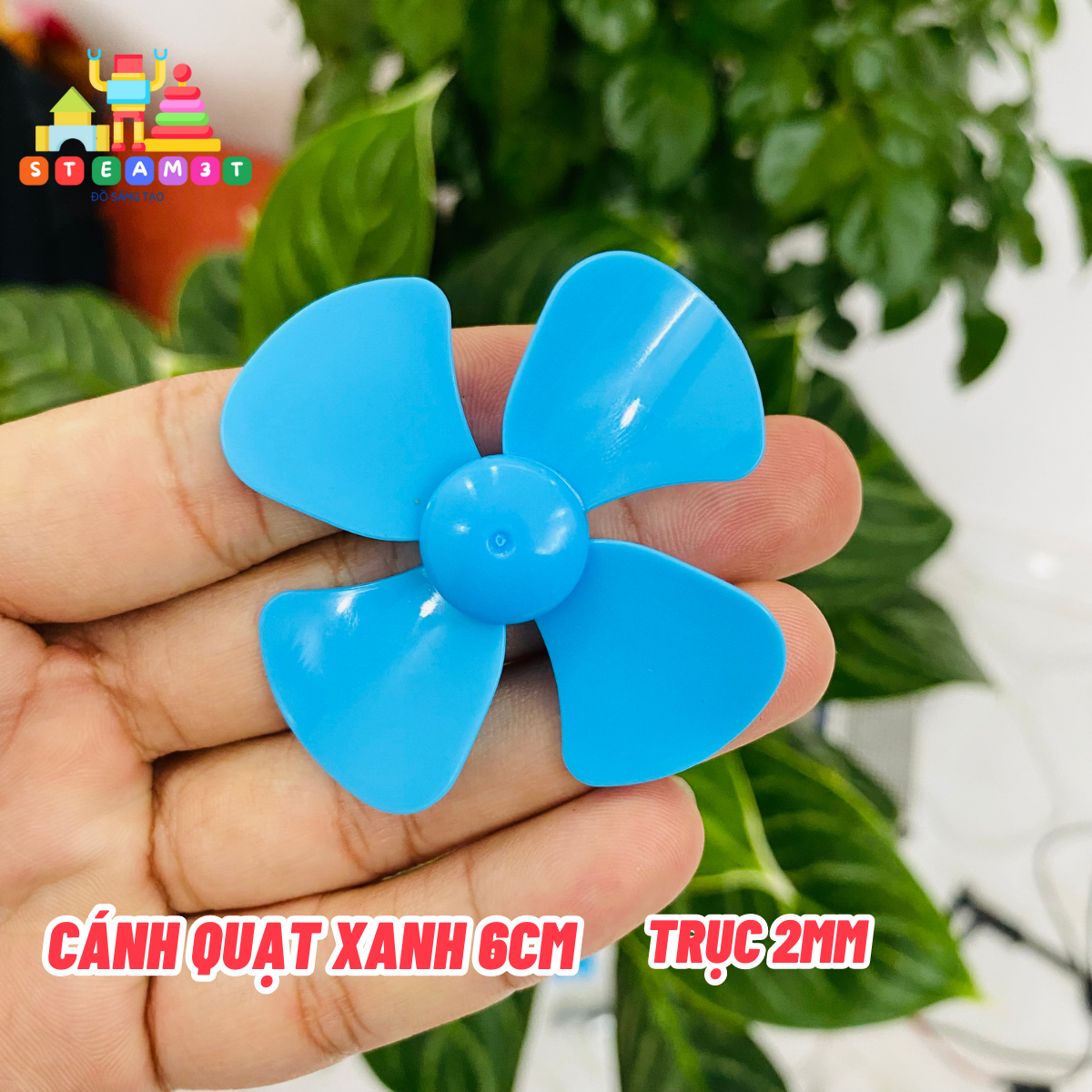 [HCM] cánh quạt mini nhựa màu đen xanh đỏ đường kính 80mm 60mm trục 2mm bền đẹp - LK0217