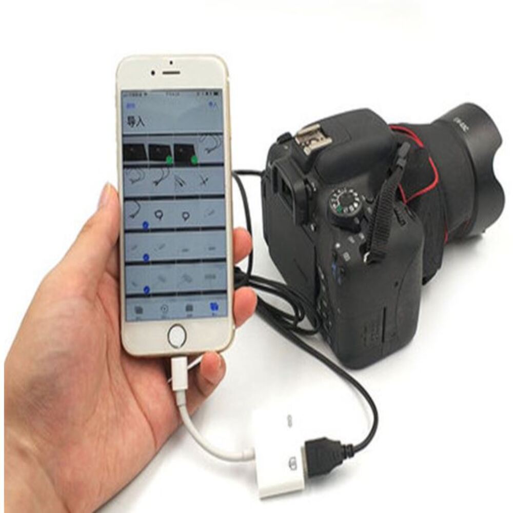 Adapter Lightning to USB 3 Camera Reader Charge Connection Kits Data Sync for Apple iPhone12 11 X/XS/8 P/7/7P/6S