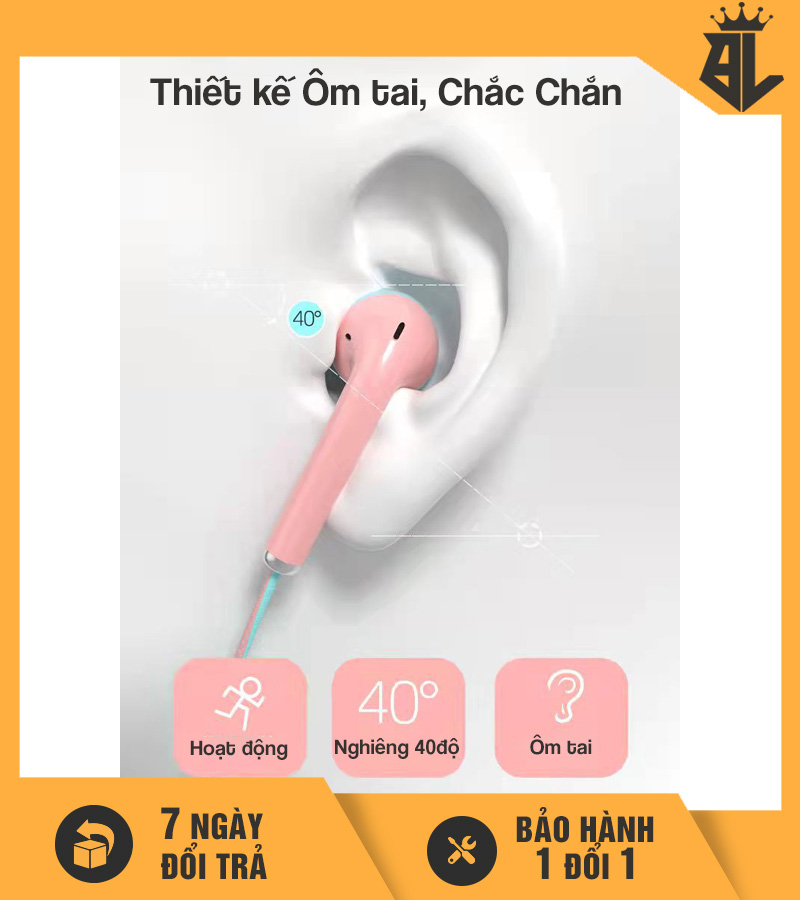 Tai Nghe Có Dây Gaming, HIFI, Bass, Chơi Game ,Nhạc Chống Ồn In Ear, Tương thích mọi thiết bị