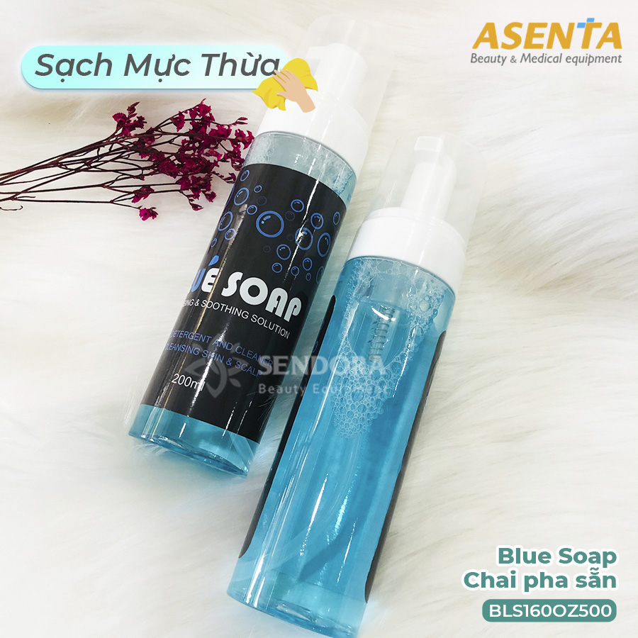 Nước vệ sinh hình xăm Blue Soap pha sẵn