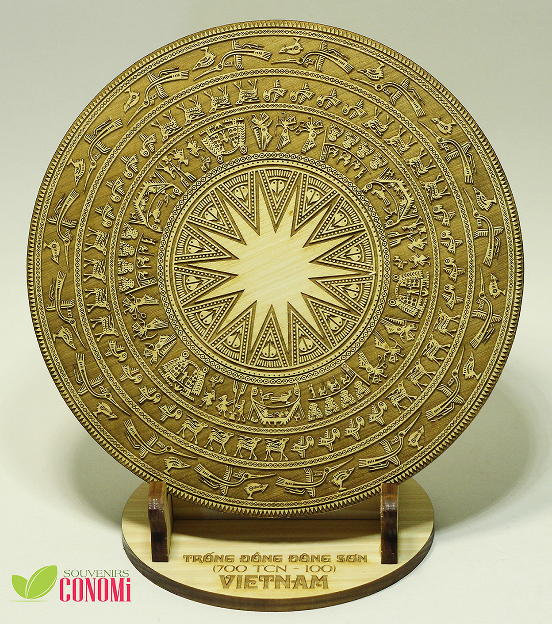 MÔ HÌNH MẶT TRỐNG ĐỒNG ĐÔNG SƠN (15CM)