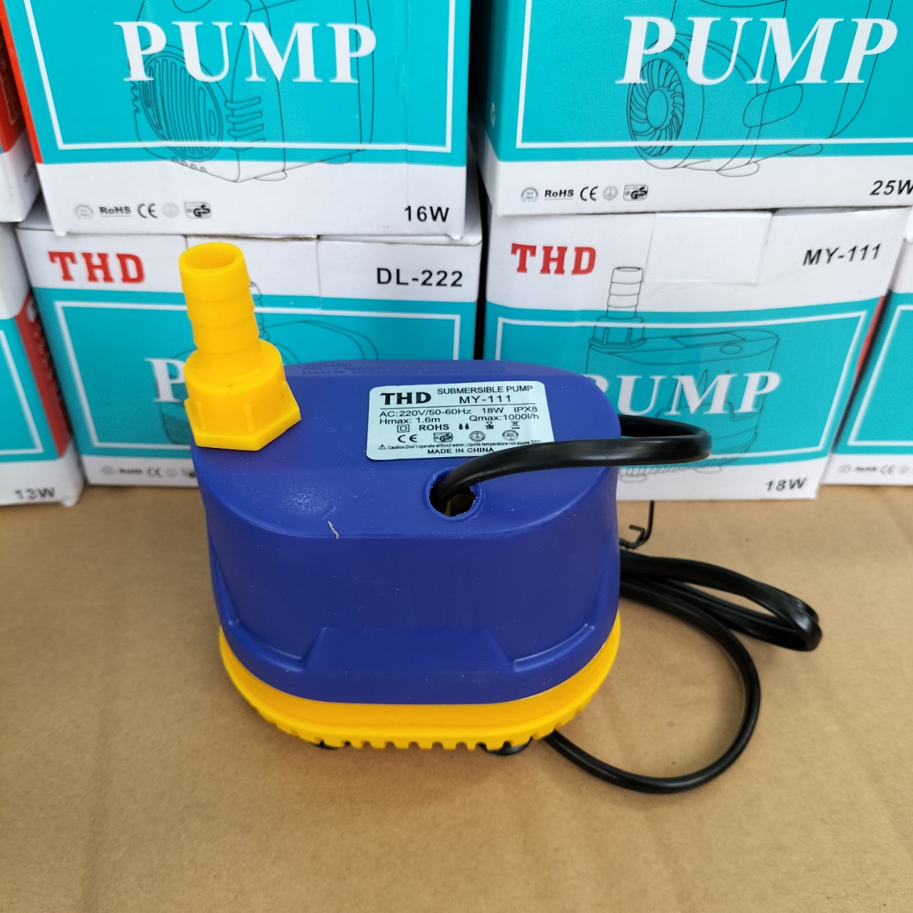 Máy bơm nước mini  16W (dùng cho bể cá,quạt hơi nước )