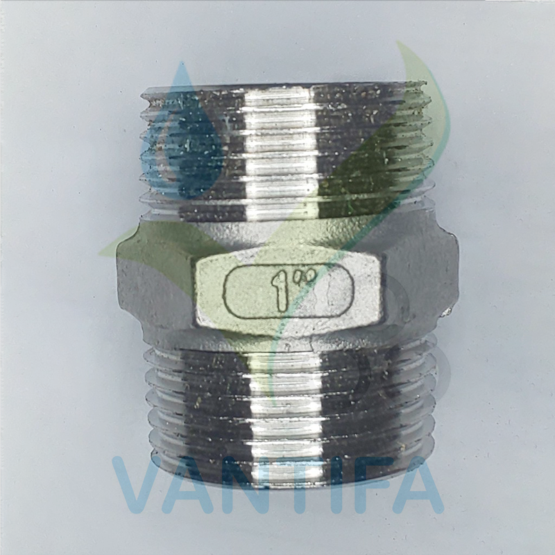 Nối Inox 2 Đầu Ren Ngoài  (21mm, 27mm, 34mm. 42mm, 49mm,...)