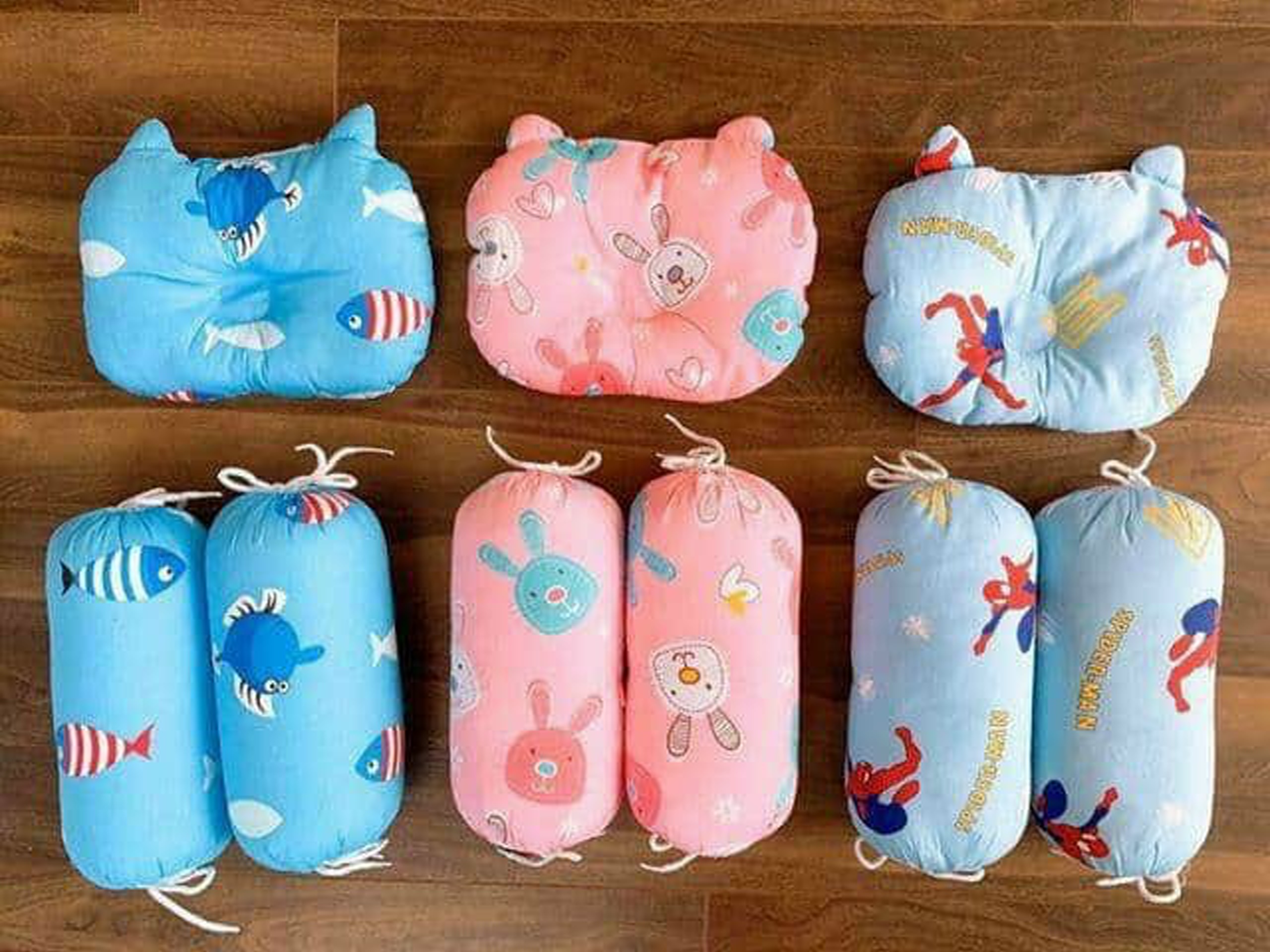 Gối Chặn Em Bé, Bộ Gối Chặn, Gối Chống Lật Cho Bé, Gối Cho Trẻ Sơ Sinh An Toàn