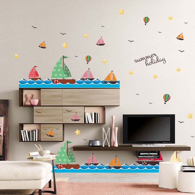 Decal dán tường Biển Khơi XL7176 framedecals
