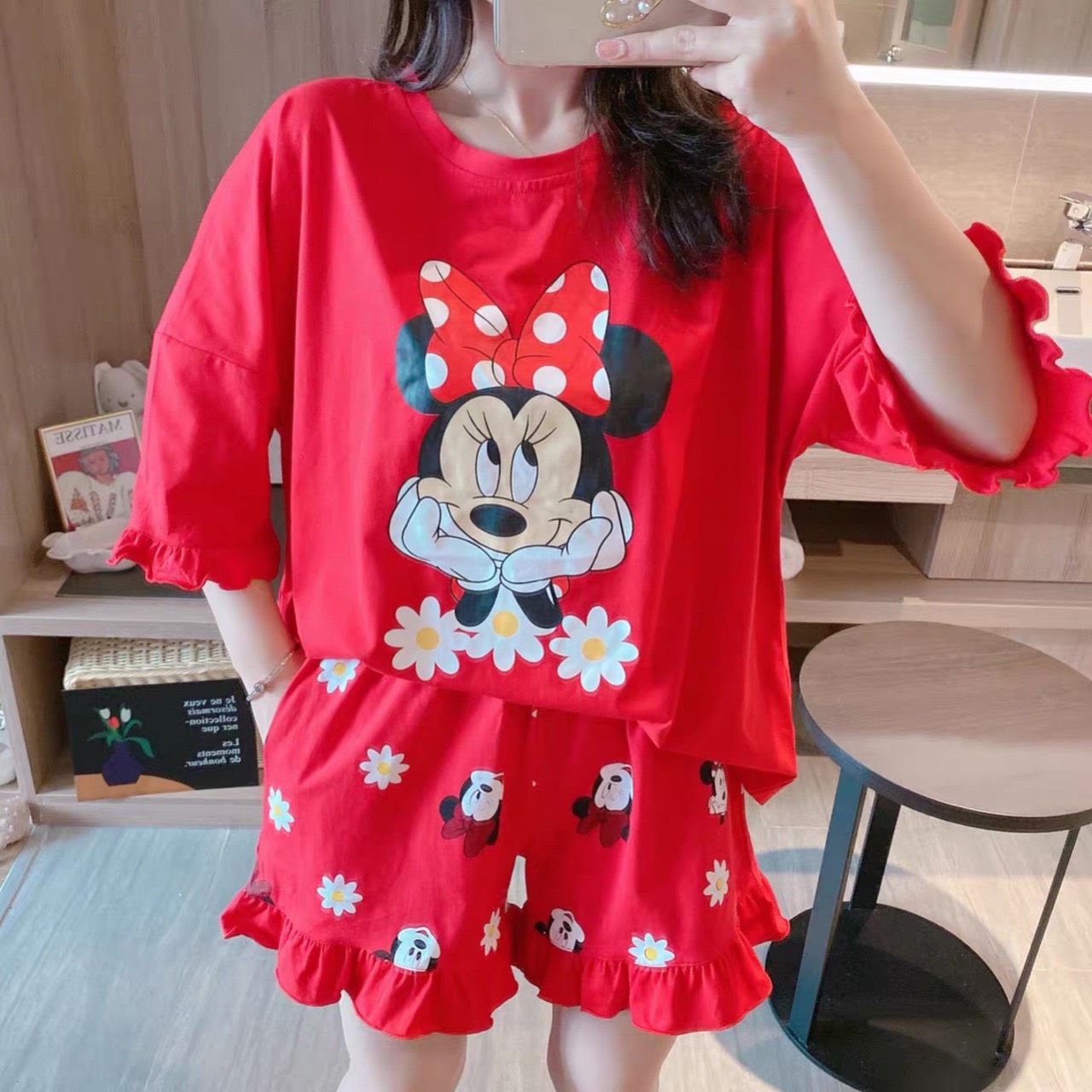 Sét bộ đùi phối bèo MIckey CUTE TTSLA0173