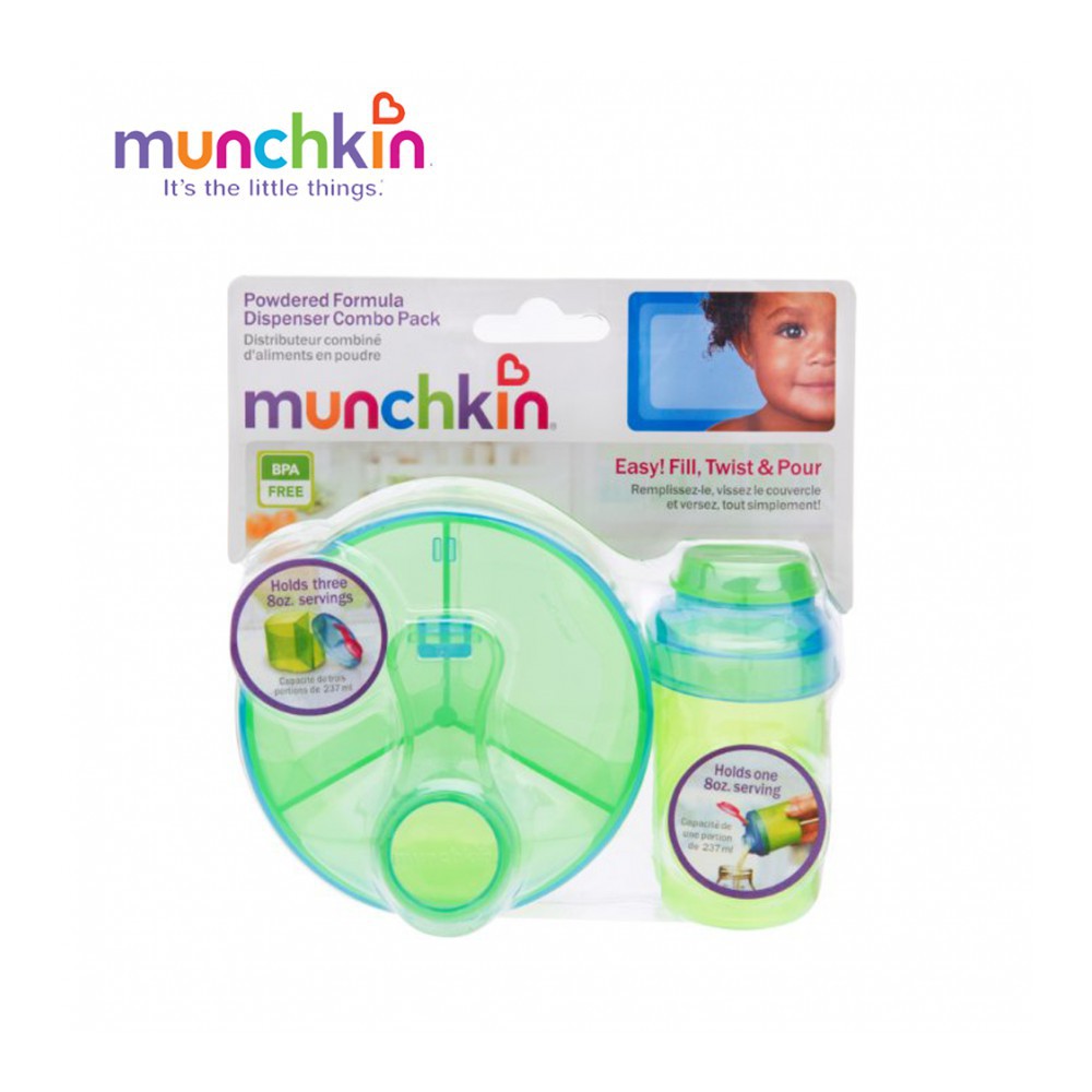 Bộ 2 hộp chia sữa bột Munchkin cho bé