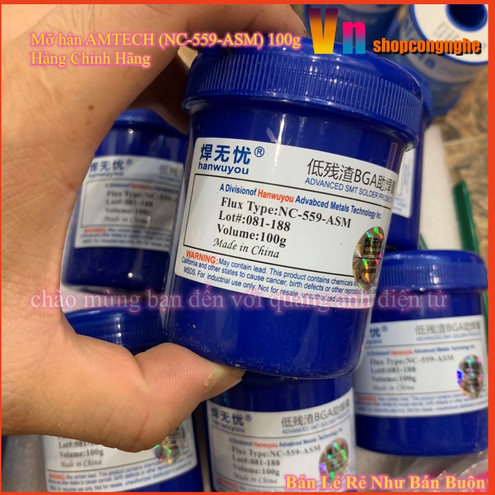 Mỡ hàn AMTECH (NC-559-ASM) 100g