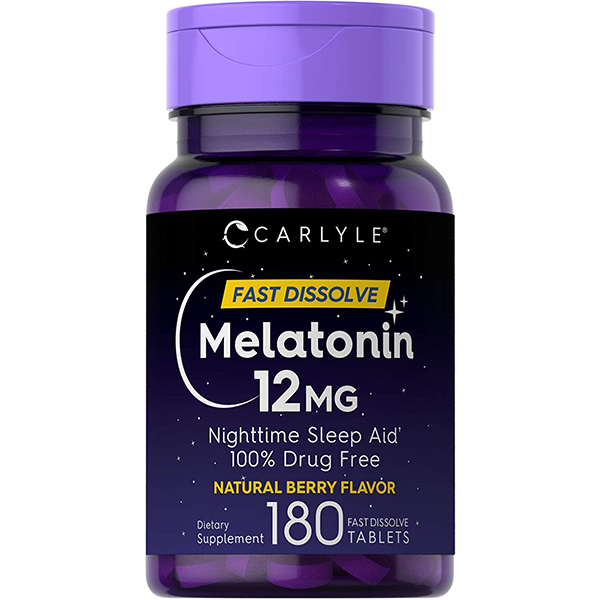 Carlyle Melatonin 12mg Fast Dissolve 180 Tablets -  Chăm sóc giấc Ngủ