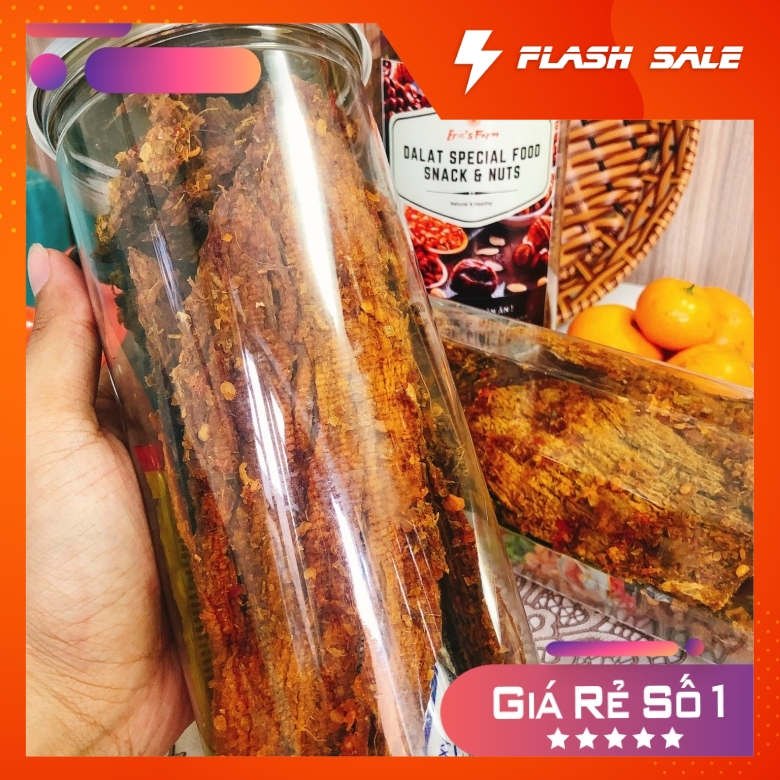 KHÔ BÒ MIẾNG CAO CẤP 300G [BÒ THẬT 100%] - SIÊU NGON