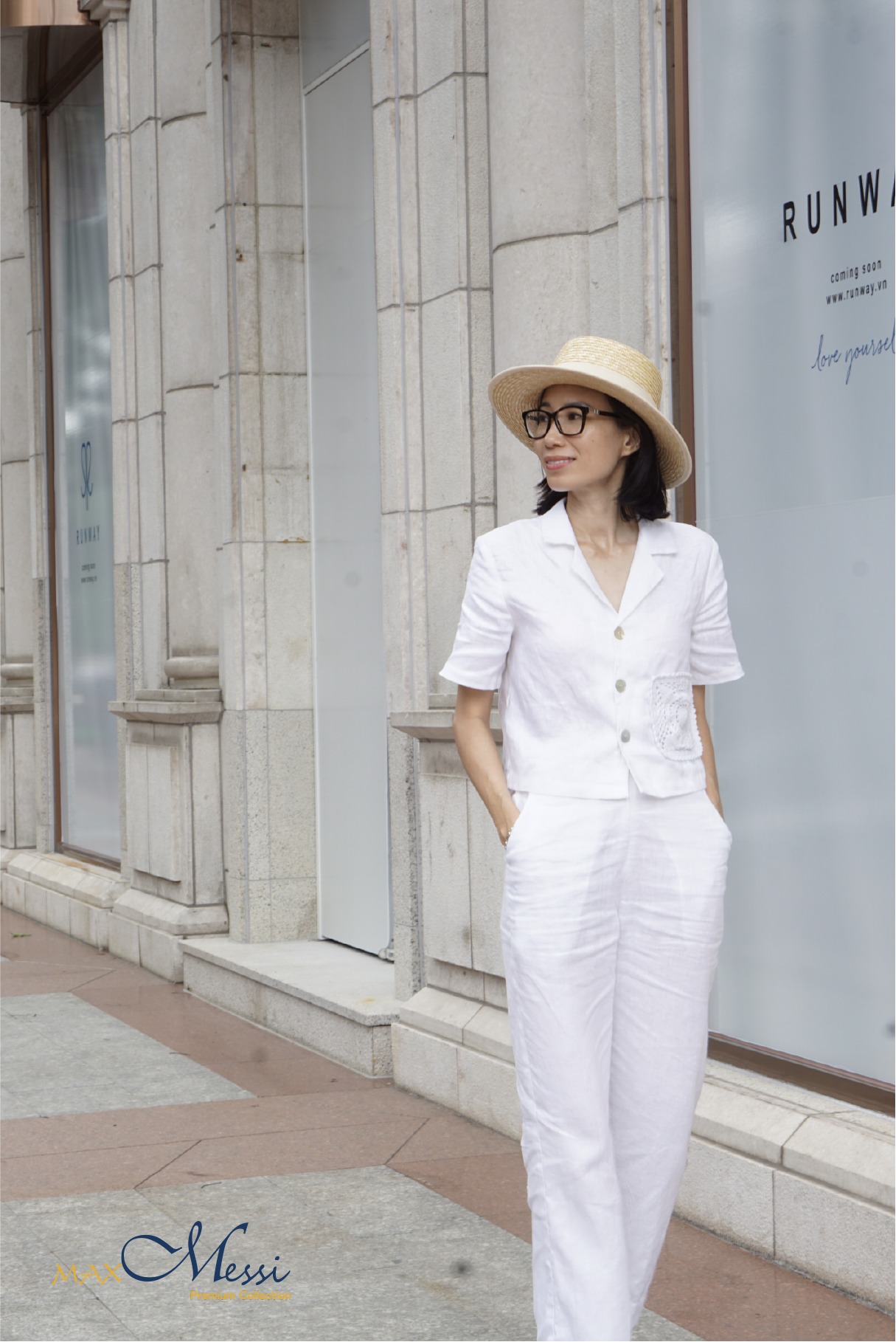 Áo linen moc crochet ETIEN - MaxMessi
